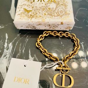 NWT Dior 30 Montaigne Bracelet - antique gold
